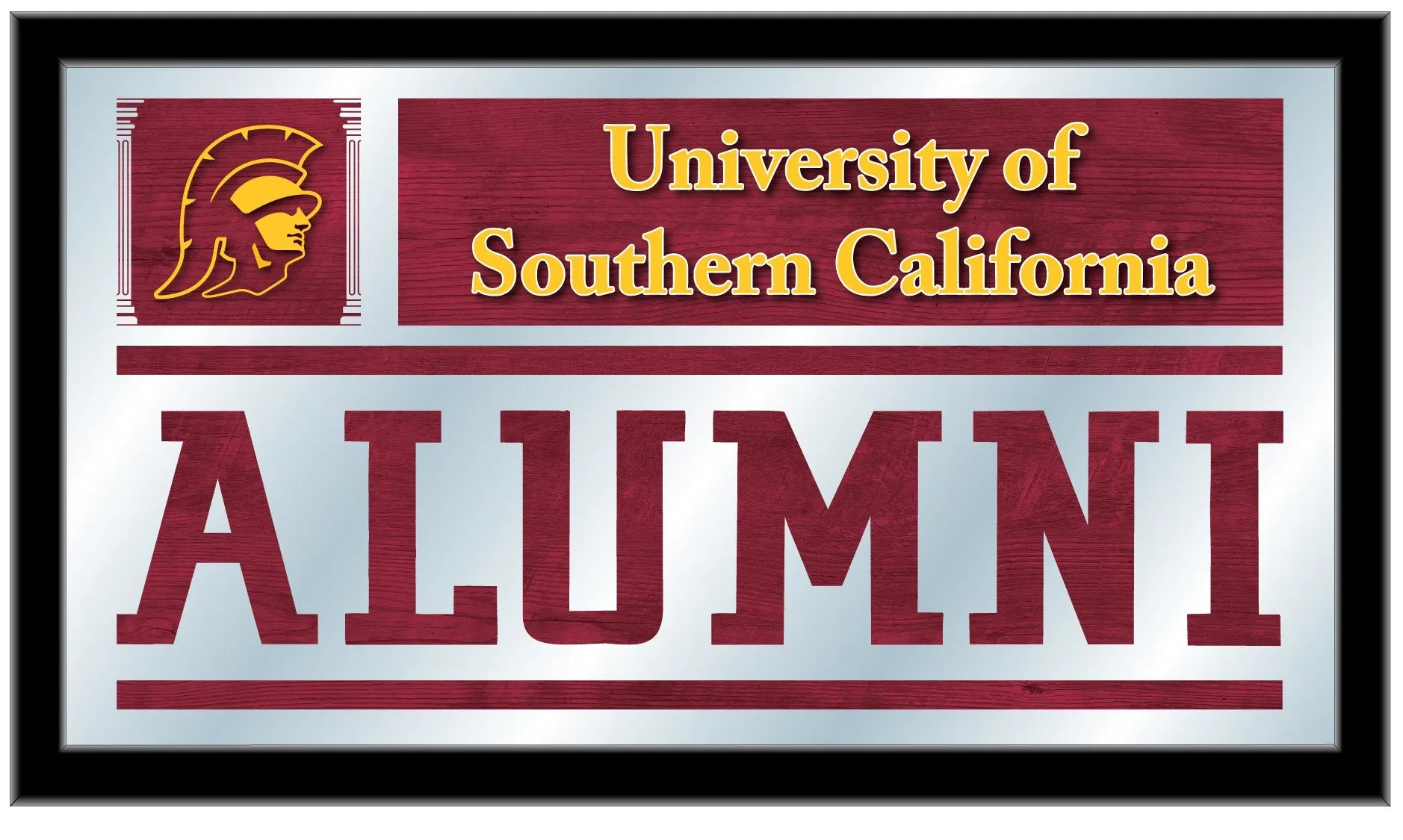 USC Trojans Holland Bar Stool Co. Alumni Mirror (26" x 15")